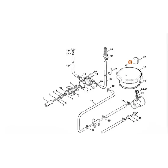 STIHL  Zamknięcie 4112 141 2301